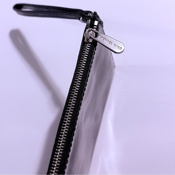 Michael Kors Black Clutch with Silver Studs and Rhinestone Accents - Picture 4 of 13